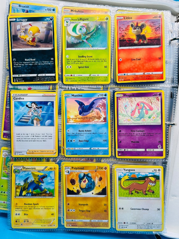 Photo 1 of 025734… final sale no return/refund- 270 mixed Pokémon cards in binder