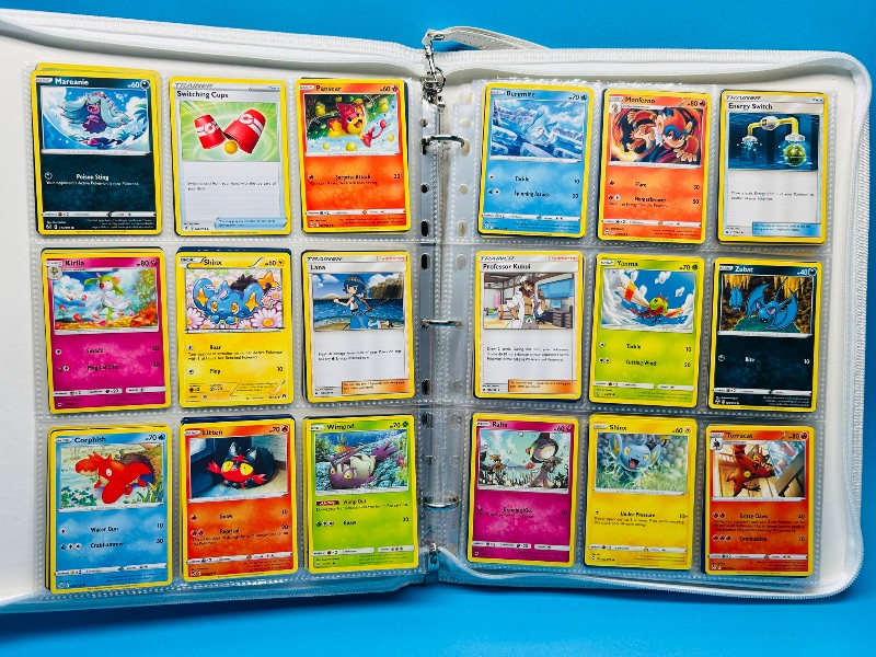 Photo 1 of 025734… final sale no return/refund- 270 mixed Pokémon cards in binder