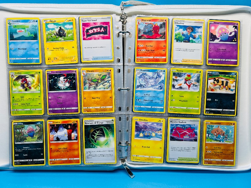 Photo 1 of 025734… final sale no return/refund- 270 mixed Pokémon cards in binder