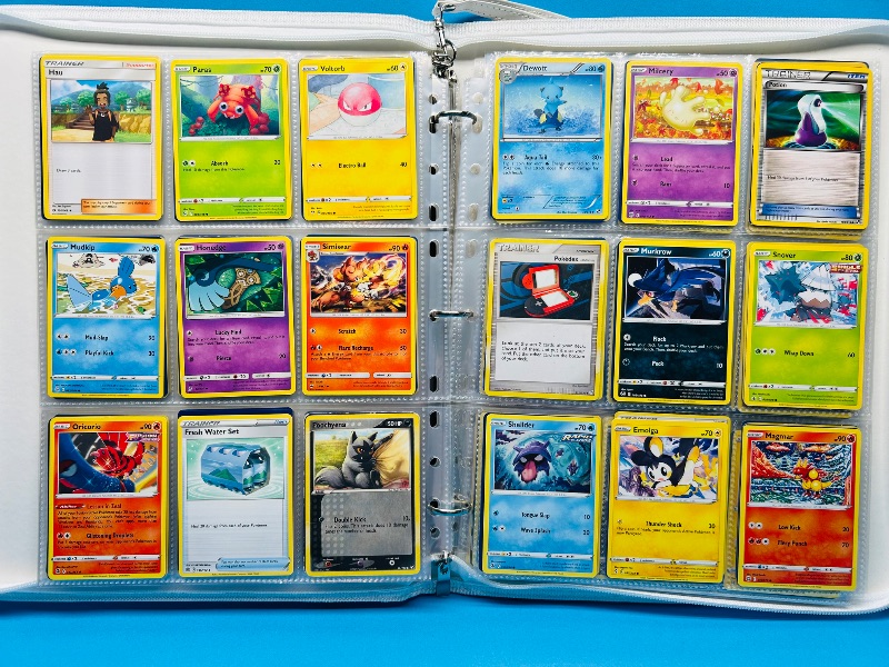 Photo 1 of 025734… final sale no return/refund- 270 mixed Pokémon cards in binder