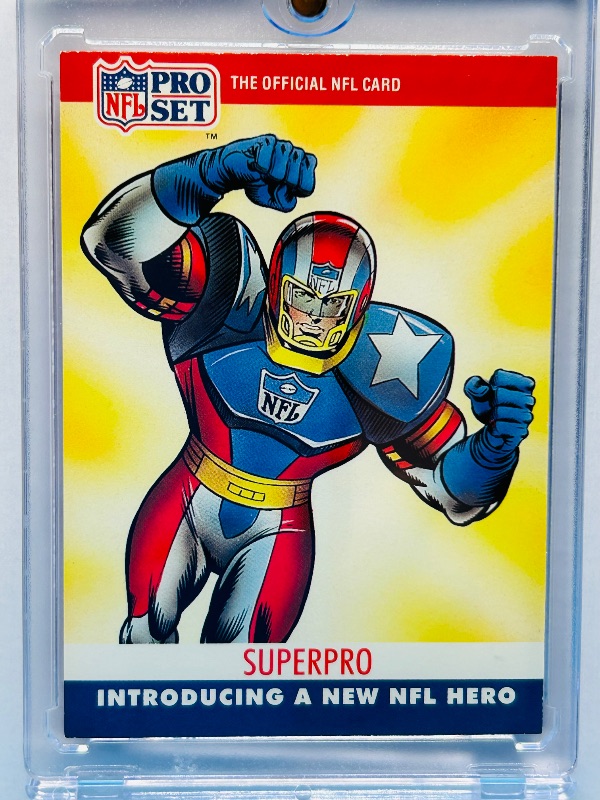 Photo 1 of 025751…Superpro NFL Pro Set card in hard plastic case 