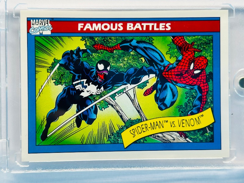 Photo 1 of 025752…Marvel Spider-Man Vs. Venom card 106 in hard plastic case