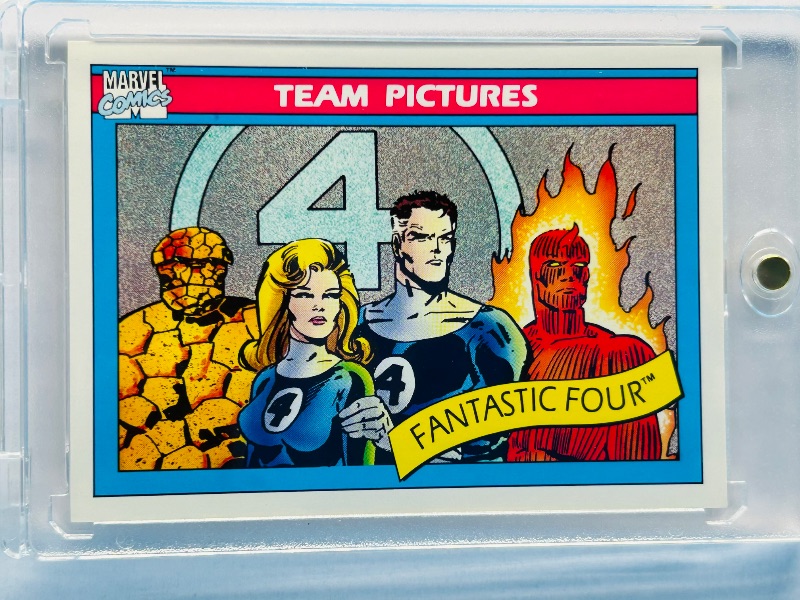 Photo 1 of 025753…Marvel Fantastic Four card 137 in hard plastic case 