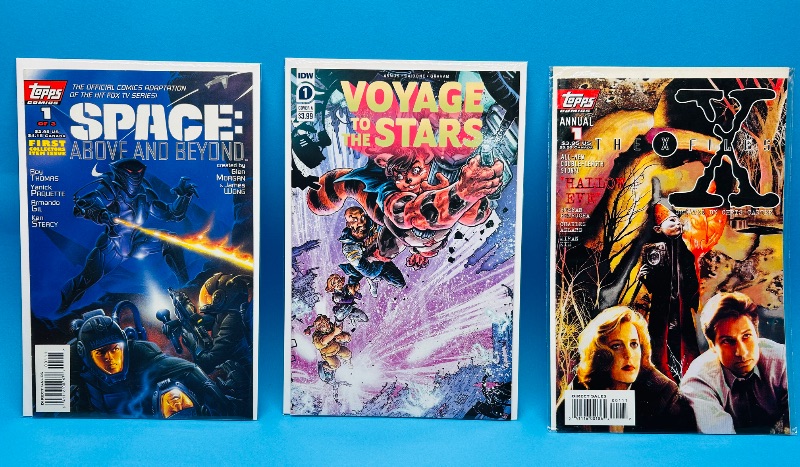 Photo 1 of 025766… 3 comics all #1’s in plastic sleeves 