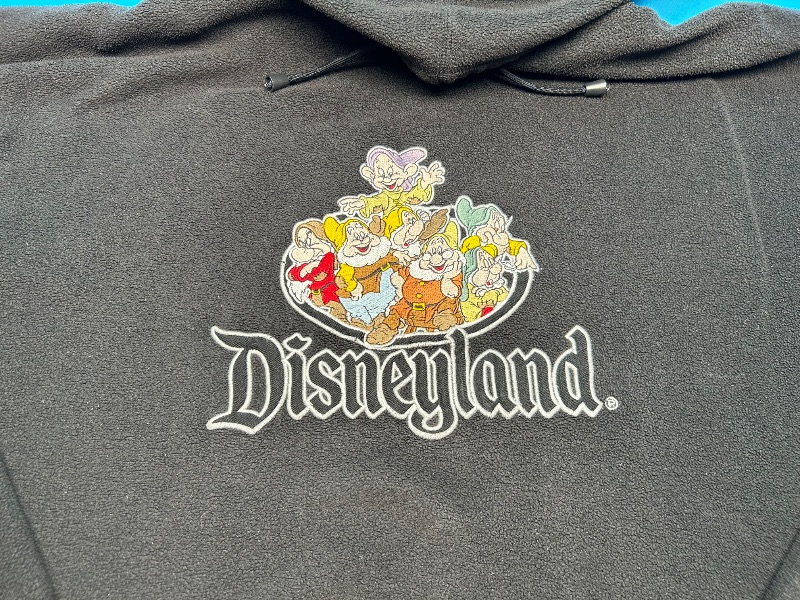 Photo 1 of 025769…vintage size XXXL Disneyland embroidered hooded shirt