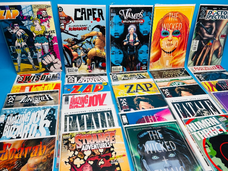 Photo 1 of 025772… final sale no return/refund-30 adults only comics for mature readers in plastic sleeves