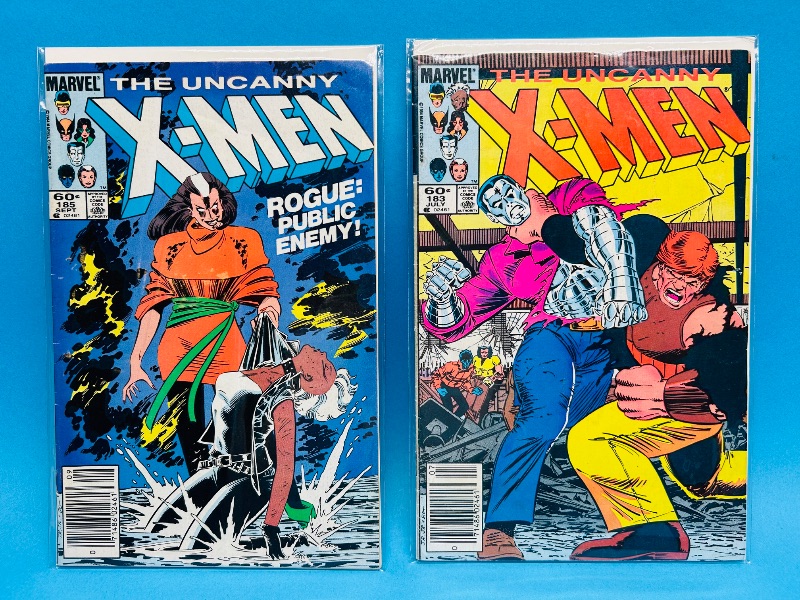 Photo 1 of 025786…2 vintage X-men comics in plastic sleeves 