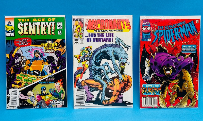 Photo 1 of 025789…3 vintage comics in plastic sleeves 