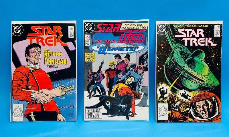 Photo 1 of 025795… 3 vintage Star Trek comics in plastic sleeves