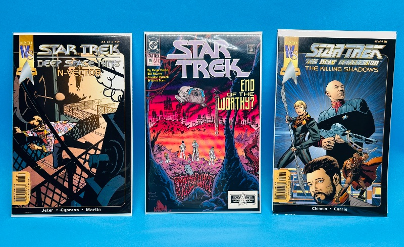 Photo 1 of 025800… 3 Star Trek comics in plastic sleeves 