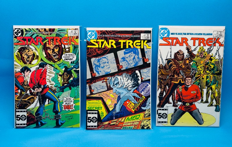 Photo 1 of 025855…3 Star Trek comics in plastic sleeves 