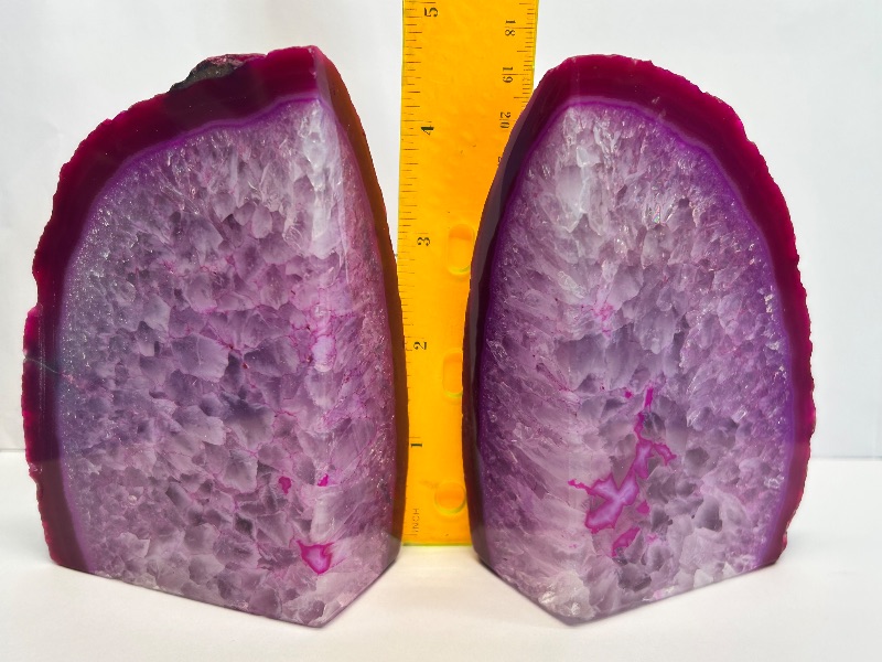 Photo 1 of 025867…4.5” agate base bookends