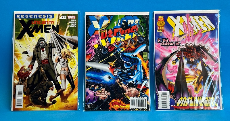 Photo 1 of 025879… 3 X-men comics in plastic sleeves 