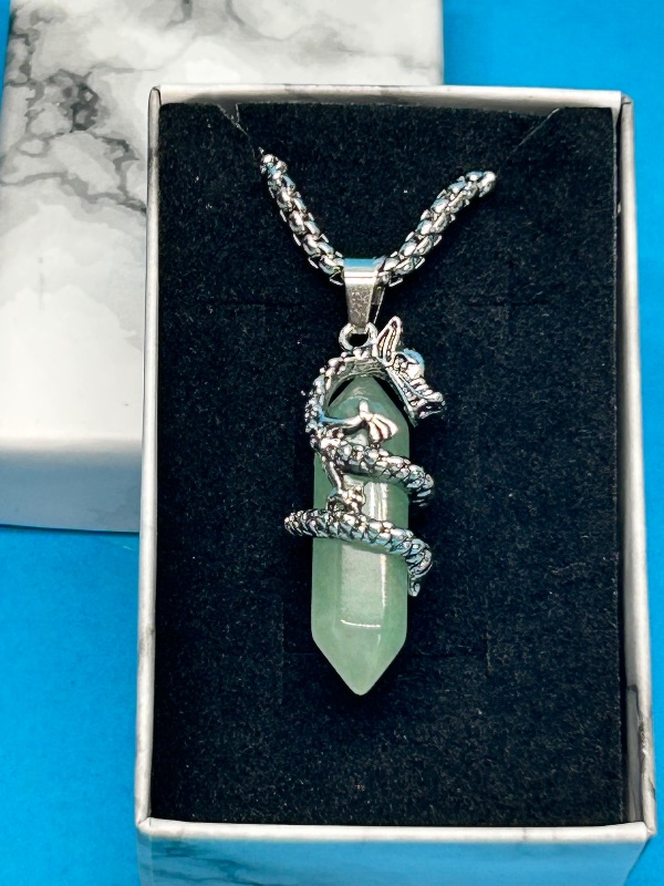 Photo 1 of 025891…  dragon pendant necklace on 18” chain in gift box