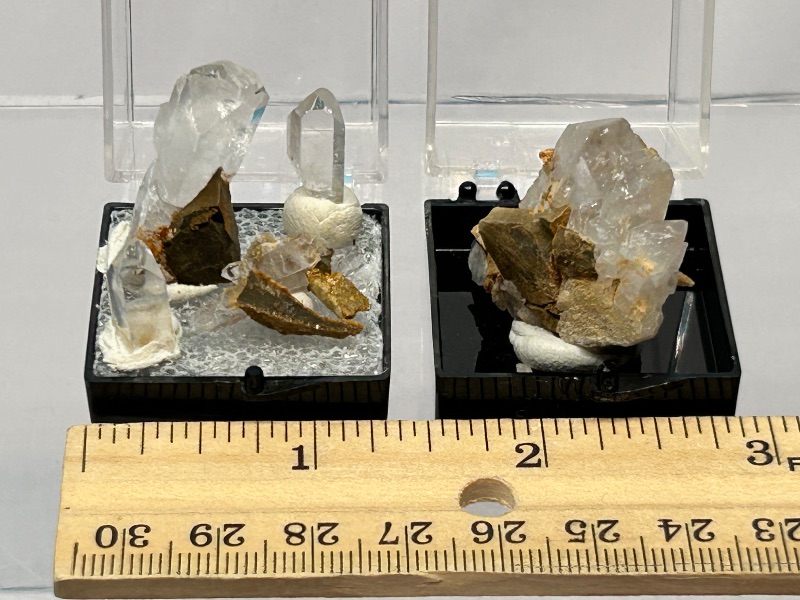 Photo 1 of 025918…Barite crystal samples in small 1 1/2” displays
