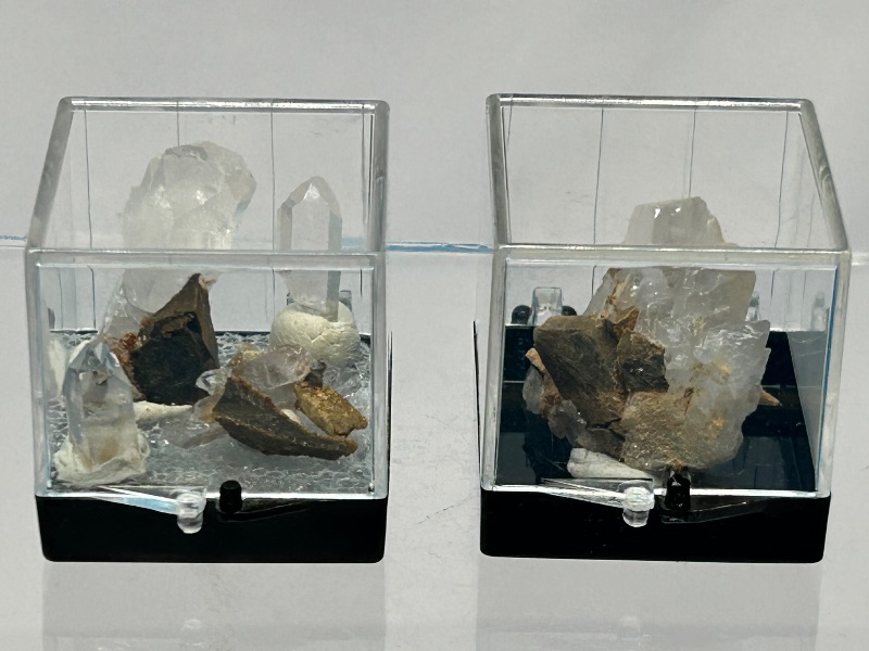 Photo 1 of 025918…Barite crystal samples in small 1 1/2” displays