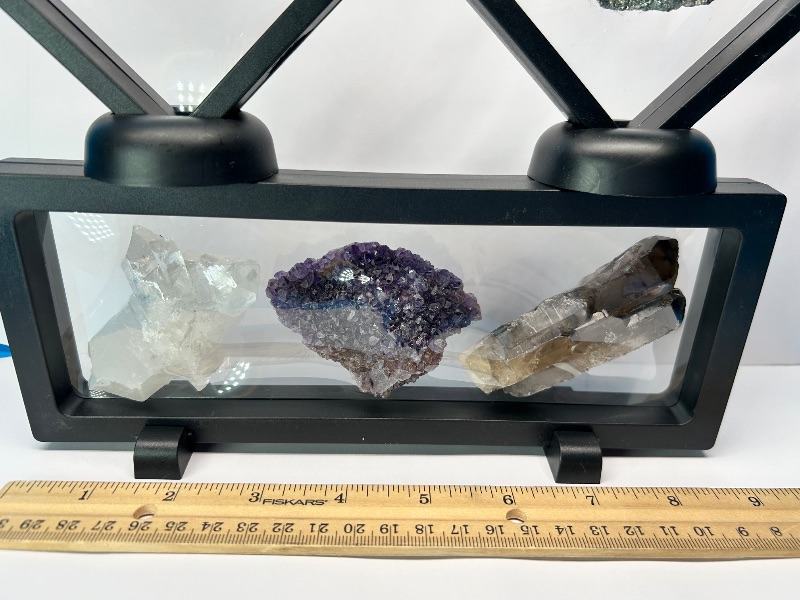 Photo 1 of 025932…collection rocks in displays 9” and 4”