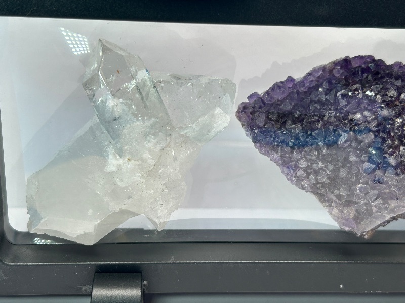 Photo 1 of 025932…collection rocks in displays 9” and 4”