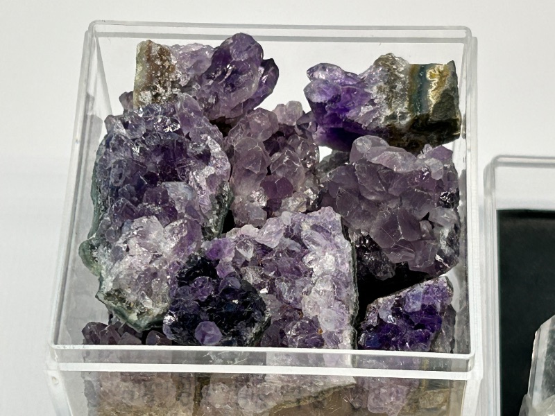 Photo 1 of 025935…crystal and amethyst in display cases