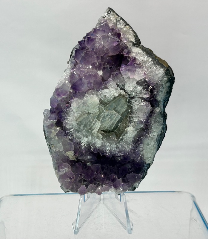 Photo 1 of 025945…5”  amethyst crystal on stand 
