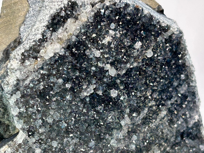 Photo 1 of 025948…4” black druzy amethyst crystal 