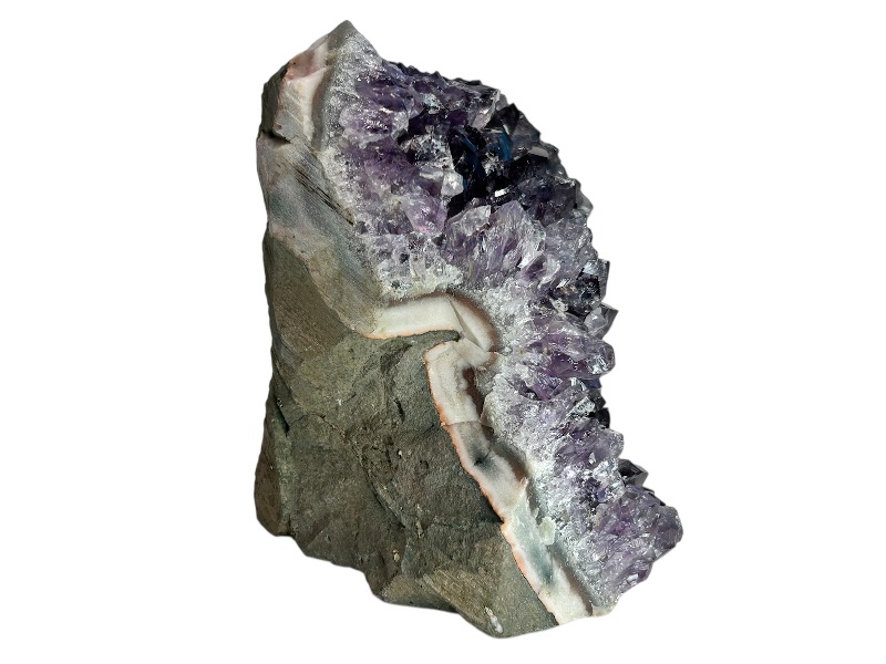 Photo 1 of 025994…5 x 4” heavy  amethyst crystal rock