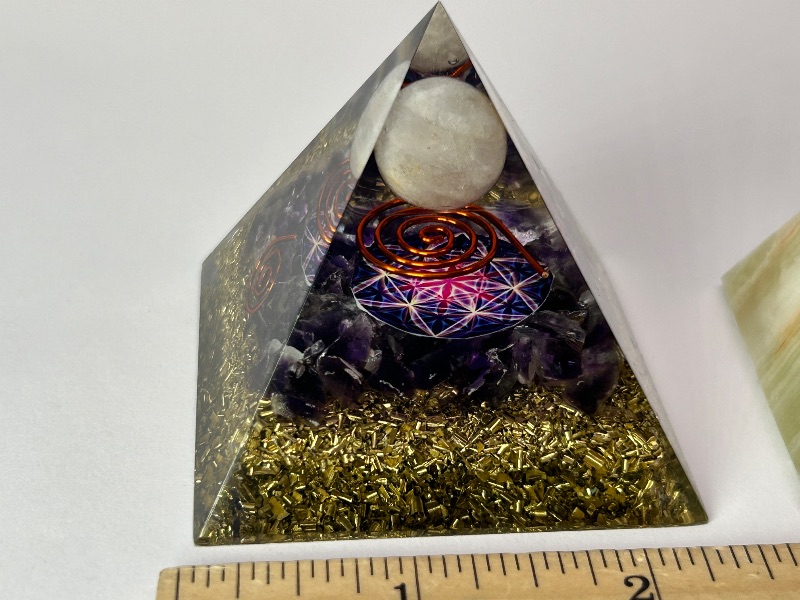 Photo 1 of 026019…onyx and acrylic pyramids