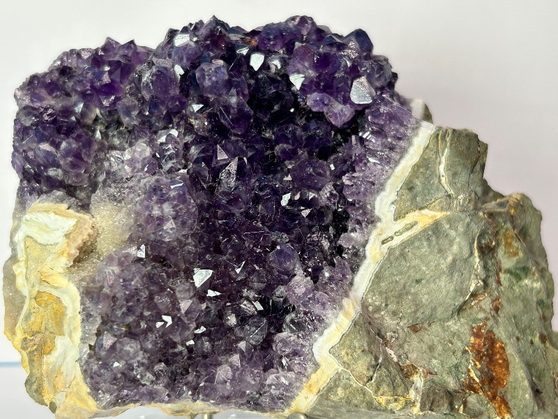 Photo 1 of 026032…5” amethyst crystal rock with stand