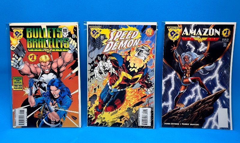 Photo 1 of 026042…3 comics all #1’s in plastic sleeves 