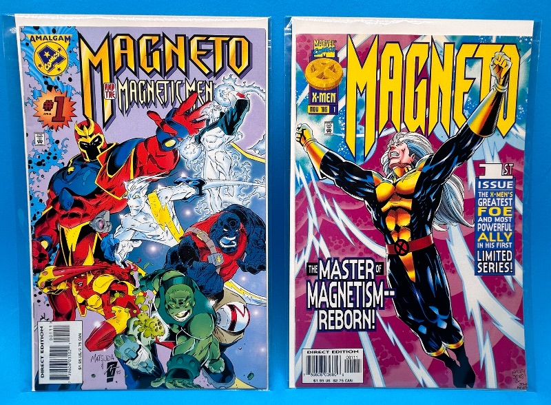 Photo 1 of 026044…2 magneto comics #1’s in plastic sleeves