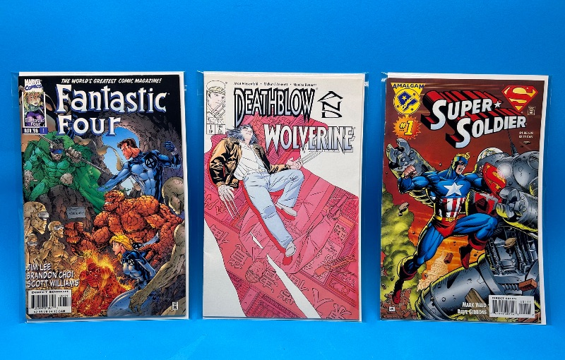 Photo 1 of 026049… 3 comics all #1’s in plastic sleeves 