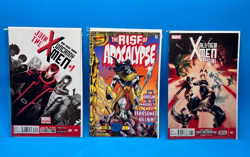Photo 1 of 026050…3 X-men comics all #1’s in plastic sleeves 