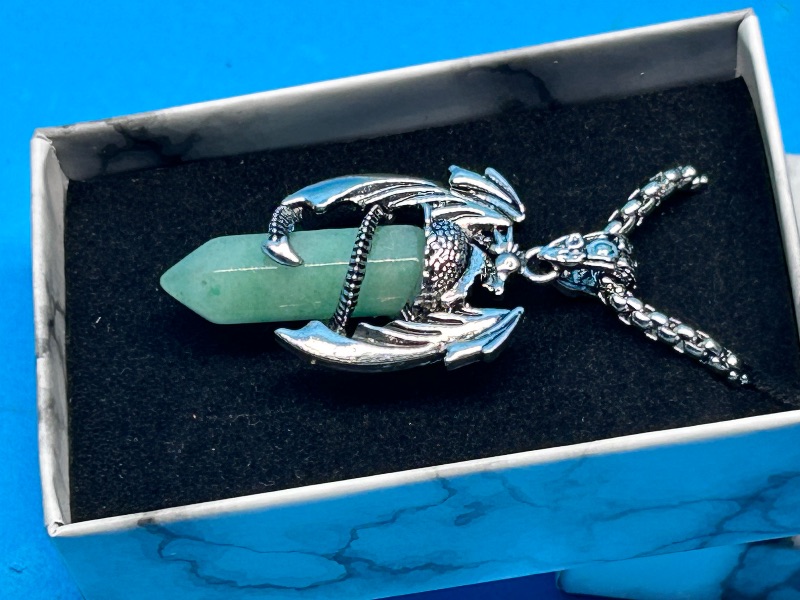 Photo 1 of 026062…dragon pendant on chain in gift box