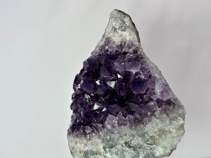 Photo 1 of 026071…6” amethyst crystal on display-height includes stand