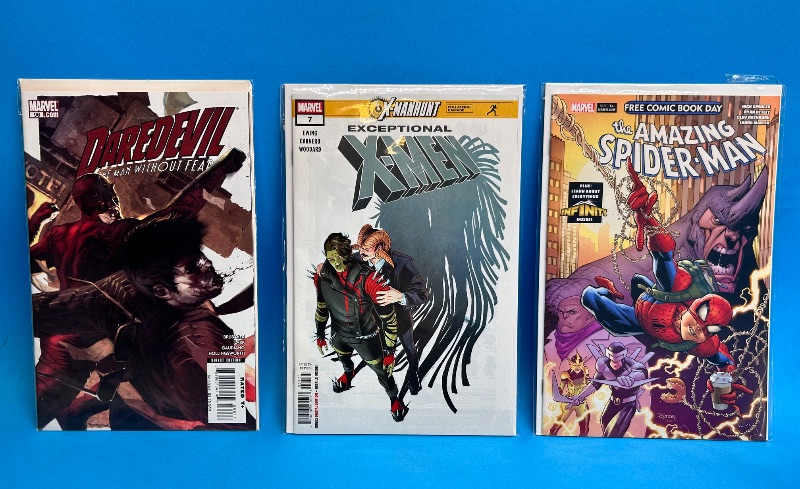 Photo 1 of 026141…3  comics in plastic sleeves 