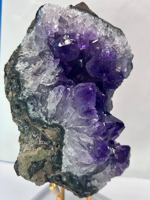 Photo 1 of 026153…7.5” amethyst crystal on display stand