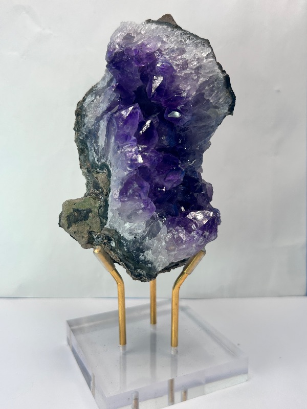 Photo 1 of 026153…7.5” amethyst crystal on display stand