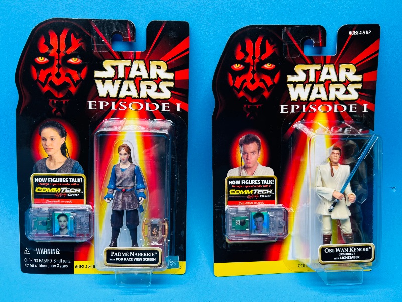 Photo 1 of 026167… 2 Star Wars Episode I figures 