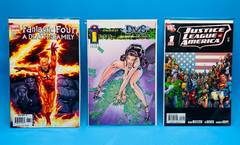 Photo 1 of 026181…3 comics all -#1’s in plastic sleeves