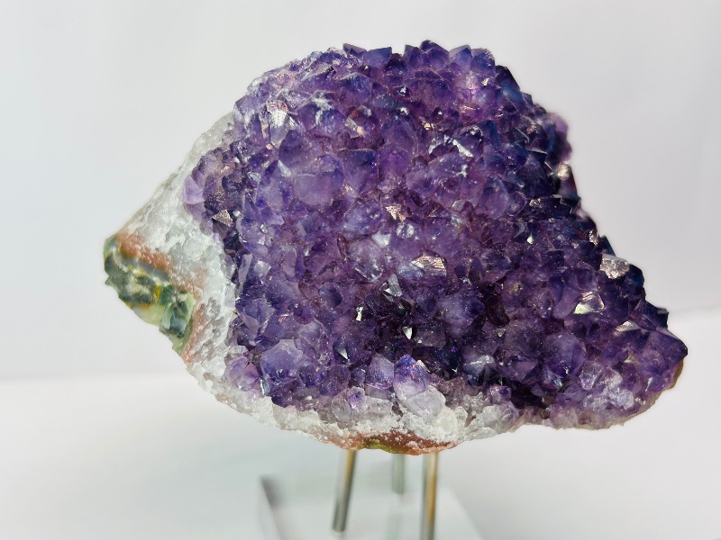 Photo 1 of 026188…5” amethyst druzy crystal on stand