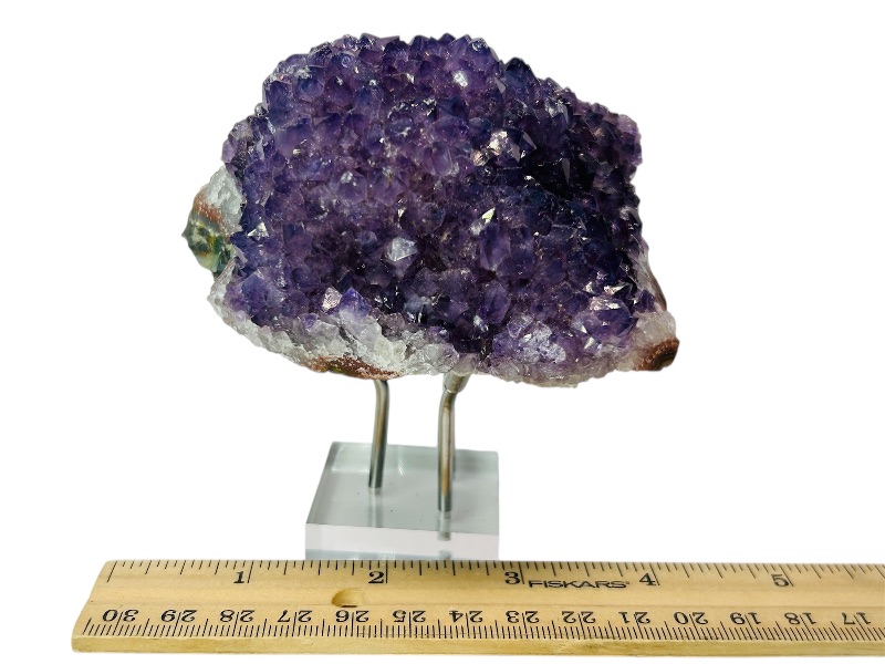 Photo 1 of 026188…5” amethyst druzy crystal on stand