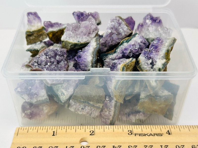 Photo 1 of 026189…small container of amethyst crystal chunks