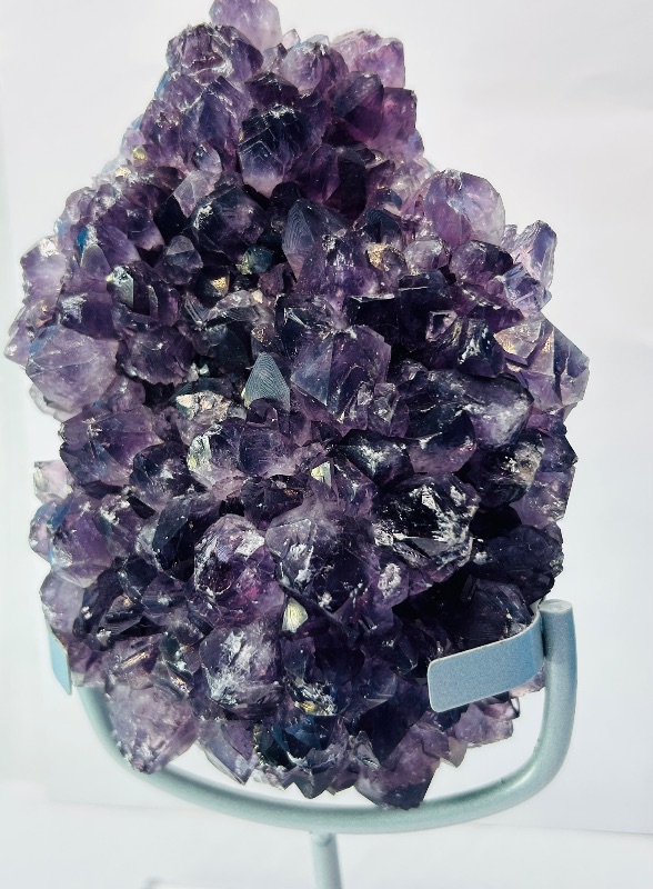 Photo 1 of 026192…huge 8” amethyst crystal on display stand