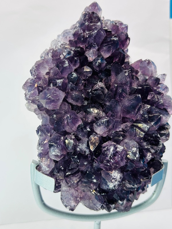 Photo 1 of 026192…huge 8” amethyst crystal on display stand