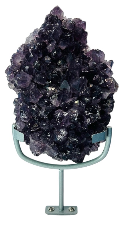 Photo 1 of 026192…huge 8” amethyst crystal on display stand