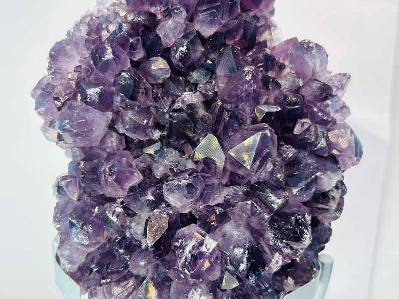 Photo 1 of 026192…huge 8” amethyst crystal on display stand