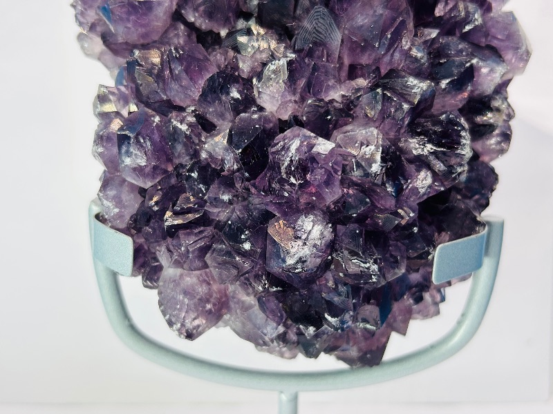 Photo 1 of 026192…huge 8” amethyst crystal on display stand