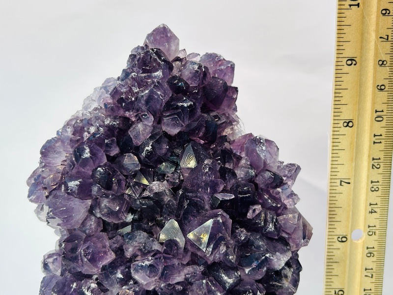 Photo 1 of 026192…huge 8” amethyst crystal on display stand