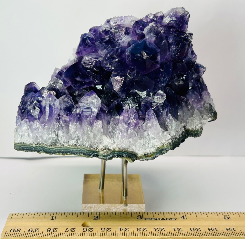 Photo 1 of 026194…5” amethyst crystal on stand 