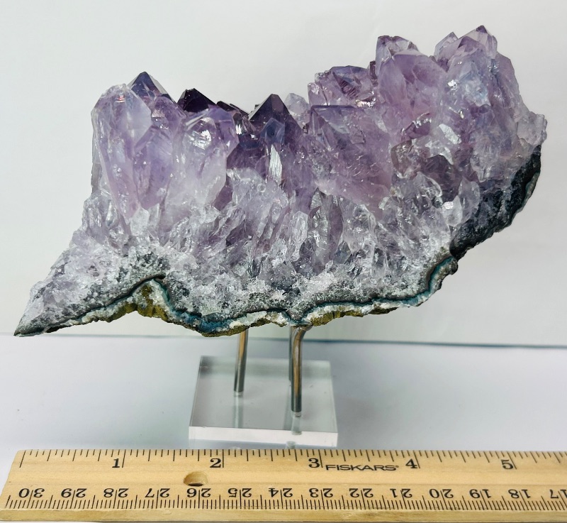 Photo 1 of 026195…5” amethyst crystal on stand 
